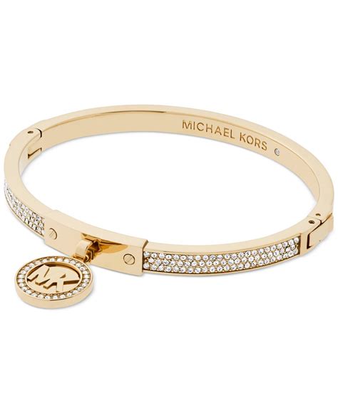 michael kors black hinged bracelet|Michael Kors bracelet with diamonds.